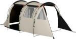 Outsunny Cort de Camping pentru 4-5 Persoane cu Capac Blackout, Cort Tunel Impermeabil cu Geantă de Transport, 460x230x180 cm, Kaki | Aosom Romania (A20-405V01KK) Cort
