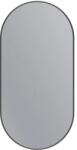 Erga Oval, ovális tükör 45x90cm, fekete keret, ERG-V01-OVAL-4590-BK (ERG-V01-OVAL-4590-BK)