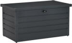 Outsunny Banca Lada de Depozitare de Gradina cu Cheie, Lada Moderna din Otel 120x62x62cm (84B-459V01)