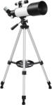 Outsunny Telescop Astronomic 70mm cu 2 Lentile Oculare și Adaptor pentru Smartphone, 80x80x135 cm, Alb și Negru | Aosom Romania (023-005V00SR)