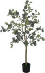 HOMCOM Plantă Artificială, Copac Artistic, Natură Realistă, Ghiveci din Ciment, Fără Întreținere, Verde | Aosom Romania (830-940V02GN)