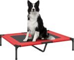 PawHut Pat pe picioare pat pentru câini pisici pat de camping pat ridicat animale material Oxford textilenă micro-perforată metal | Aosom Romania (D04-033V00RD)