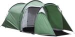 Outsunny Cort de Camping Familial 2-3 Persoane Pliabil Impermeabil Anti-UV 20+ cu Vestibul 426x206x154 cm Verde | Aosom Romania (A20-173V01) Cort