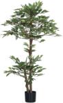Outsunny Arbre Artificiel Plante Artificiel ficus Inaltime 1, 5 m Trunchi Ramuri Liane Imitation Moss Feuilles Grand realism Ghiveci Inclus | Aosom Romania (844-362V01GN)