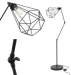 Toolight Szerszámlámpa - állólámpa Reno 1xE27 60W 300216 Gyémánt, fekete, OSW-06963 (OSW-06963)