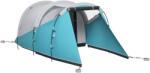 Outsunny Cort de camping familial pentru 4-5 persoane, cort tip tunel impermeabil, 2 uși ferestre, ventilat 4, 6 x 2, 6 x 1, 9 m, albastru | Aosom Romania (A20-399V00NU) Cort