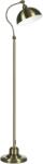 HomCom Lampadar de camera cu abajur ajustabil, intrerupator la picior 42 x 25, 5 x 152 cm ton de alama | Aosom Romania (B31-316)