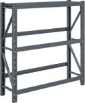 HOMCOM Raft Autoportant pentru Cutii cu 3 Niveluri, Raft pentru 6 Cutii cu Înălțime Reglabilă, 110x30x110 cm, Gri | Aosom Romania (838-456V00GY) Raft
