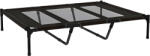 PawHut Pat Înălțat pentru Câini de Talie Mare cu Zonă Respirabilă și Geantă 122x92x23 cm Negru | Aosom Romania (D04-069V00BK)