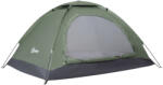 Outsunny Cort Iglu Camping 2 Persoane Ușă Fermoar Plasă Tantari Ferestre Geantă Transport Verde | Aosom Romania (A20-260DG) Cort