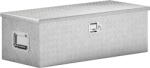 HomCom Cutie de Scule din Aluminiu cu Lacăt și 2 Chei, Mânere Laterale, Cutie de Depozitare 43L Rezistentă, Ideală pentru Camioane, Autorulote, Remorci, 76.2x33x24.4cm, Argintiu | Aosom Romania (C01-012V00SR