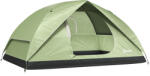 Outsunny Cort de Camping pentru 3 Persoane cu Port de Încărcare, Buzunare și Geantă de Transport, 205x275x135 cm, Verde | Aosom Romania (A20-485V00GN) Cort