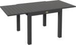 Outsunny Masă extensibilă pentru terasă Outsunny, cu 4-6 locuri, 81-162 cm | Aosom Romania (84G-368V00GY)