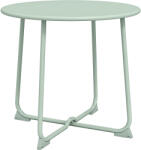Outsunny Masă de cafea de exterior pentru 2 persoane, masă de grădină rotundă cu bază în X și structură metalică, Ø 50 x 45, 5 cm verde închis | Aosom Romania (84G-958V00DG) Masa de cafea
