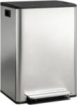 HomCom Coș de gunoi dublu cu pedală, 2 găleți de 30L și capac amortizat, gri | Aosom Romania (851-067V00SR) Cos de gunoi