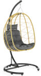 Outsunny Scaun Balansoar din Ratan din PE de Exterior cu Perna | Aosom Romania (867-210V00BG) Balansoar