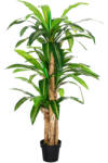 Outsunny Dracaena Artificială cu 66 de Frunze Mușchi Plantă Artificială pentru Decorațiuni Grădină Balcon Birou Living Ø20x160 cm Verde | Aosom Romania (844-352)