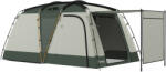 Outsunny Cort de Camping Impermeabil cu 4 Locuri, cu Zonă Separată de Dormit și Living, 460x300x200 cm, Verde | Aosom Romania (A20-398V00SD) Cort
