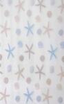SAPHO Aqualine, Zuhanyfüggöny 180x200cm, vinil, csillag, ZV016 (ZV016)
