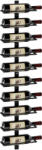 HOMCOM Suport pentru Sticle de Vin cu Montare pe Perete, 27x10x116 cm, Negru | Aosom Romania (801-381V00BK) Suport sticla vin