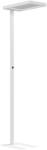 HomCom Lampă LED de podea, lumină prietenoasă cu ochii, lampă de podea cu telecomandă, luminozitate reglabilă, plastic, metal, alb | Aosom Romania (B31-589V90WT)