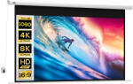HomCom Ecran 84 Motorizat - 4K HD, Montare Perete sau Tavan | Aosom Romania (001-021V91WT)