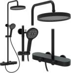 Rea Creo, zuhanyszett bidézuhany funkcióval, matt fekete, REA-P0360 (REA-P0360)