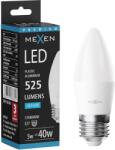 Mexen Nova, LED izzó E27, C37, 5W, Semleges - 4000K, 525 lm - L102-E27-0540-01 (L102-E27-0565-01)
