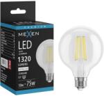Mexen Vintis, LED izzó E27, G95, 10W, Semleges - 4000K, 1320 lm, átlátszó - L157-E27-1040-00 (L157-E27-1040-00)