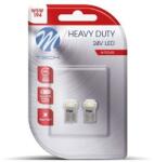 m-tech HEAVY DUTY W5W W2.1x9.5d 24V 4LED fehér, 2 darab (LB917W)