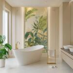 Rea Ferrano Slim, szabadon álló kád 170x73 cm, fehér, fekete klikk-klakk rendszer, KPL-W6330 (KPL-W6330)