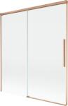 Mexen Rox, kétszárnyú tolóajtós kádparaván 150 x 150 cm, 8 mm-es átlátszó üveg, matt réz profil, 8C9-150-001-65-00 (8C9-150-001-65-00)