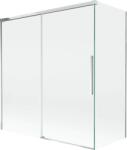 Mexen Rox, kétszárnyú tolóajtós kádparaván 150 + 70 x 150 cm, 8 mm-es átlátszó üveg, króm profil, 8C9-150-070-01-00 (8C9-150-070-01-00)