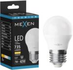 Mexen Nova, LED izzó E27, G45, 7W, meleg - 3000K, 735 lm - L101-E27-0730-01 (L101-E27-0730-01)