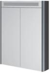 Mereo Mereo, Siena, fürdőszoba galéria 64 cm, tükrös szekrény, fehér, antracit, fekete, többszínű - RAL fényes, MER-CN436GA (MER-CN436GA)