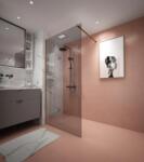 Erga Paris, Beépíthető zuhanykabin 60x200 cm, 8 mm-es szürke üveg, matt arany profil, ERG-V02-PARIS-060x200-GR-GB (ERG-V02-PARIS-060X200-GR-GB)