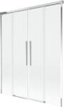 Mexen Rox, kétszárnyú tolóajtós kádparaván 160 x 150 cm, 8 mm-es átlátszó üveg, króm profil, 8C9-160-002-01-00 (8C9-160-002-01-00)