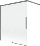 Mexen Rox, kétszárnyú tolóajtós kádparaván 120 x 150 cm, 8 mm-es átlátszó üveg, grafit profil, 8C9-120-003-95-00 (8C9-120-003-95-00)