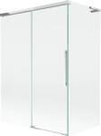 Mexen Rox, L tolóajtós, kétszárnyú kádparaván 120 + 70 x 150 cm, 8 mm-es átlátszó üveg, króm profil, 8C9L-120-070-01-00 (8C9L-120-070-01-00)