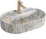 Rea Marcela Ruststone, pultra szerelhető mosdó 600×370×135 mm, kőutánzat, REA-U3518 (REA-U3518)
