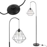 Toolight Szerszámlámpa - Állólámpa 1xE27 60W APP538-1F, fekete, OSW-04898 (OSW-04898)