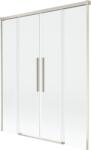 Mexen Rox, kétszárnyú tolóajtós kádparaván 160 x 150 cm, 8 mm-es átlátszó üveg, acélprofil, 8C9-160-002-97-00 (8C9-160-002-97-00)
