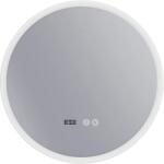 Erga Deam, kerek LED-es tükör 60cm, 3 színű világítás, első világítás, páramentes fűtőbetét, ERG-V01-Deam-6060-CL (ERG-V01-DEAM-6060-CL)