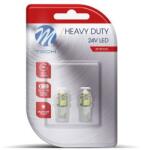 m-tech HEAVY DUTY W5W W2.1x9.5d 5LED, fehér, 2 db (LB954W)