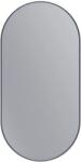 Erga Oval, ovális tükör 50x100cm, fekete keret, ERG-V01-OVAL-5010-BK (ERG-V01-OVAL-5010-BK)