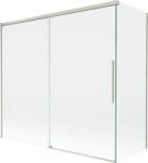 Mexen Rox, kétszárnyú tolóajtós kádparaván 170 + 70 x 150 cm, 8 mm-es átlátszó üveg, acélprofil, 8C9-170-070-97-00 (8C9-170-070-97-00)