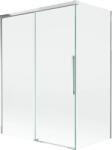 Mexen Rox, kétszárnyú tolóajtós kádparaván 120 + 70 x 150 cm, 8 mm-es átlátszó üveg, króm profil, 8C9-120-070-01-00 (8C9-120-070-01-00)
