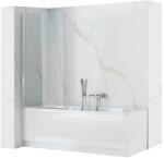 Rea Lagos, 1 szárnyú kádparaván forgó szárnnyal 70x140 cm, króm, REA-W7639 (REA-W7639)