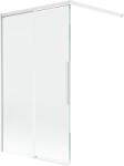 Mexen Rox, kétszárnyú tolóajtós kádparaván 100 x 150 cm, 8 mm-es átlátszó üveg, fehér profil, 8C9-100-003-20-00 (8C9-100-003-20-00)