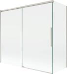 Mexen Rox, kétszárnyú tolóajtós kádparaván 170 + 80 x 150 cm, 8 mm-es átlátszó üveg, acélprofil, 8C9-170-080-97-00 (8C9-170-080-97-00)
